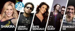 Shakira y Lenny Kravitz se suman al cártel de Rock In Rio 2011