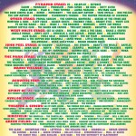 Cartel final del Festival de Glastonbury