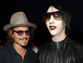 Johnny Depp y Marilyn Manson juntos en un tema
