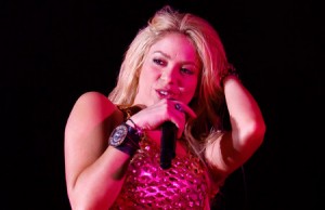 Shakira graba en París 