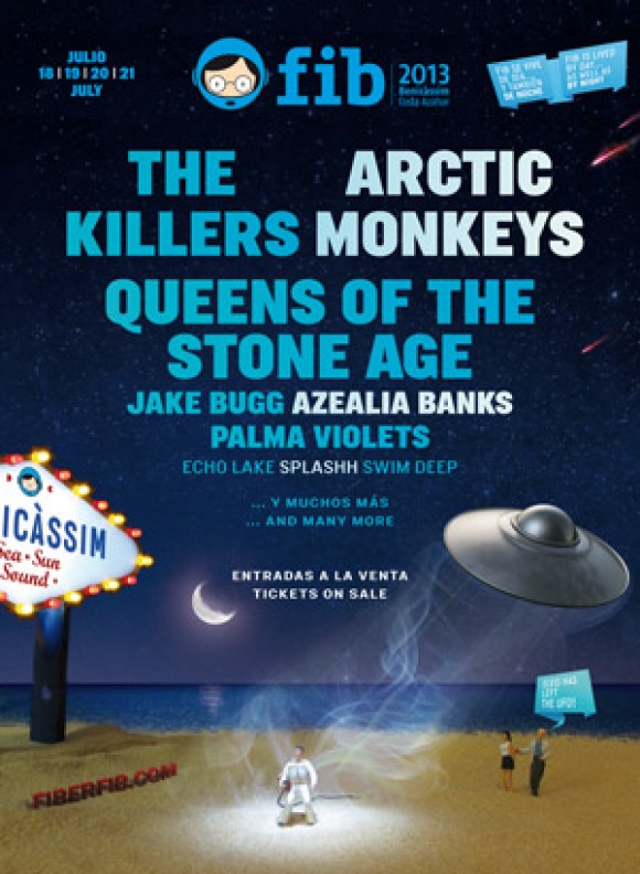 cartel-noche-300 Arctic Monkeys tocarán en el FIB 2013