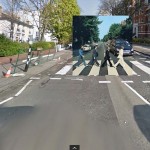 Portadas de discos clásicos en Google Street View