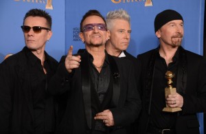 U2 trabaja en una película musical
