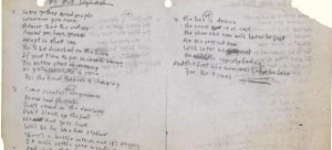 La letra de ‘Like a Rolling Stone’, de Bob Dylan, vendida por 1,4 millones de euros